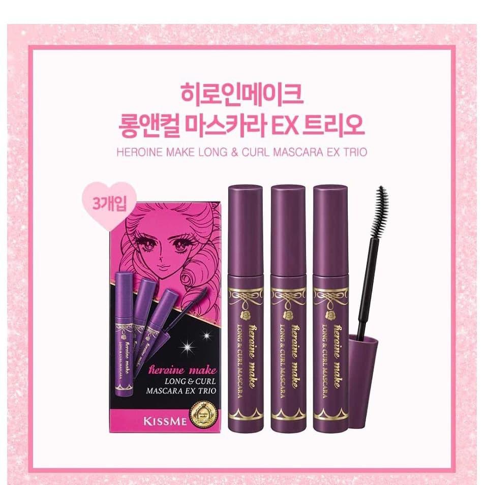 (clip auth-fake) Mascara Làm Cong và Dài Mi Kiss Me Heroine Make Long & Curl Mascara EX 6g (Bản Hàn) | BigBuy360 - bigbuy360.vn