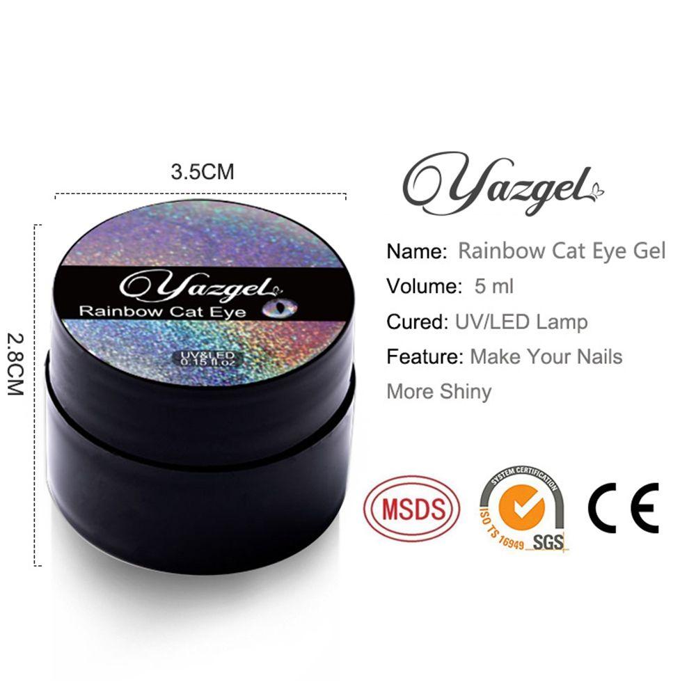 Sơn Móng Tay UV 5ML Màu Cầu Vồng Mắt Mèo Độc Đáo