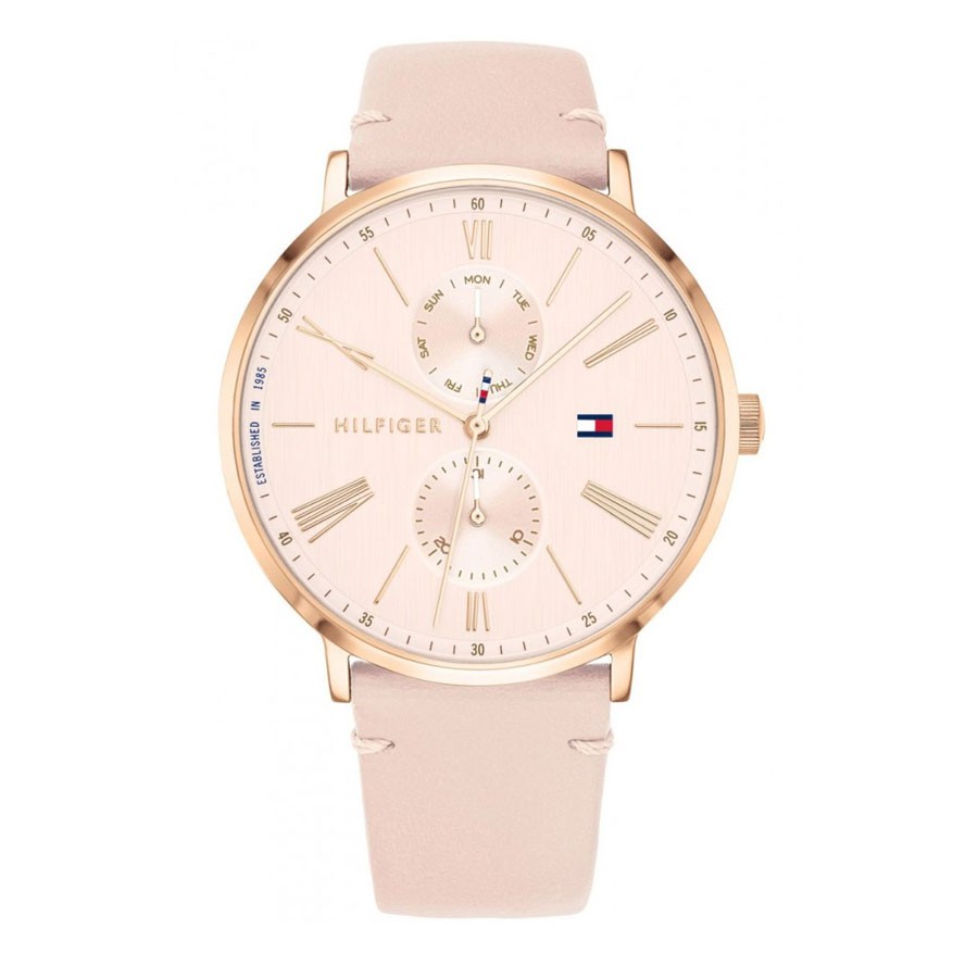 Đồng Hồ Tommy Hilfiger Nữ Dây Da Pin-Quartz 1782071 - Mặt Hồng (38mm)