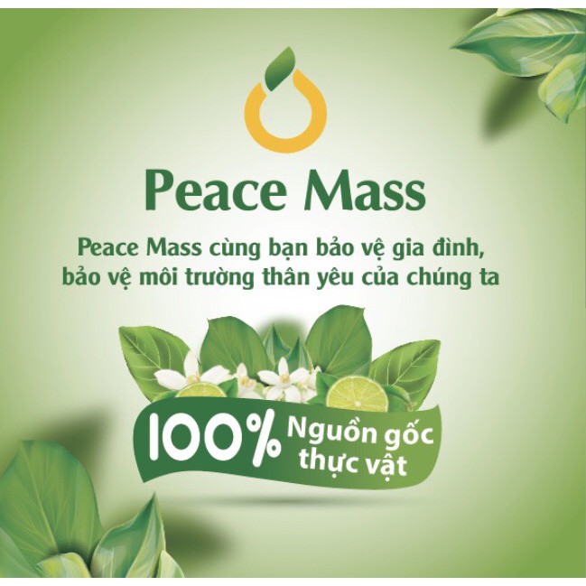 Nước rửa tay khô hữu cơ Peace Mass có tác dụng diệt khuẩn không làm khô da 500ml | BigBuy360 - bigbuy360.vn