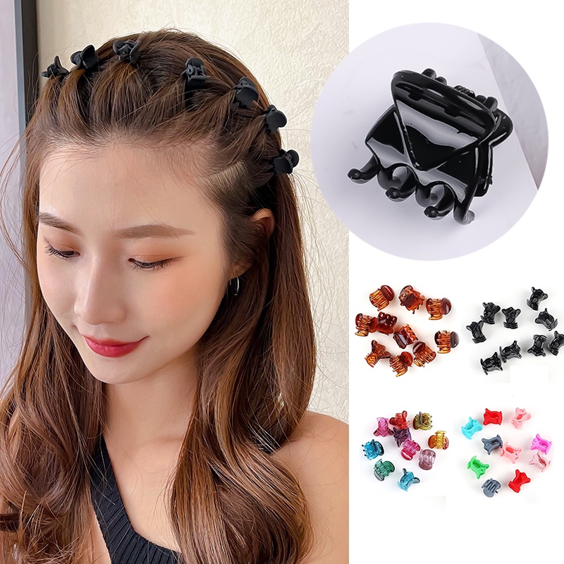 Set 10 Kẹp Tóc Mini 1.5CM Nhiều Màu Xinh Xắn