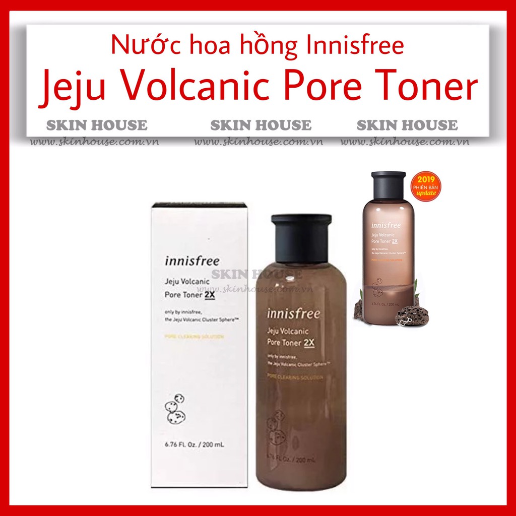 Sẵn - Nước hoa hồng Innisfree Jeju Volcanic Pore Toner - Skinhouse 0986136861