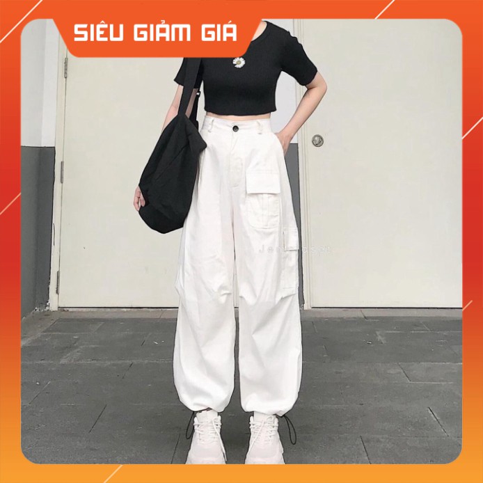QUẦN JOGGER DÂY RÚT TÚI HỘP ASEON - QUẦN BAGGY KAKI TRẮNG MẶC 2 KIỂU SUÔNG BO KHOÁ KÉO CÚC CÀI BOX PANT [ Cực chất ]