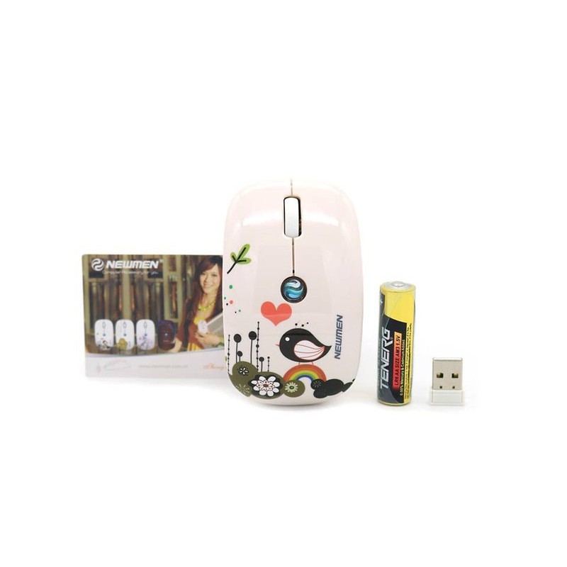 Chuột máy tính không dây Newmen F201- Hàng chính hãng