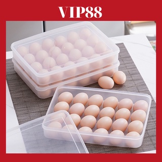 Combo 3 hộp đựng trứng loại dày, hộp đựng trứng 24 quả giá rẻ bảo quản lâu