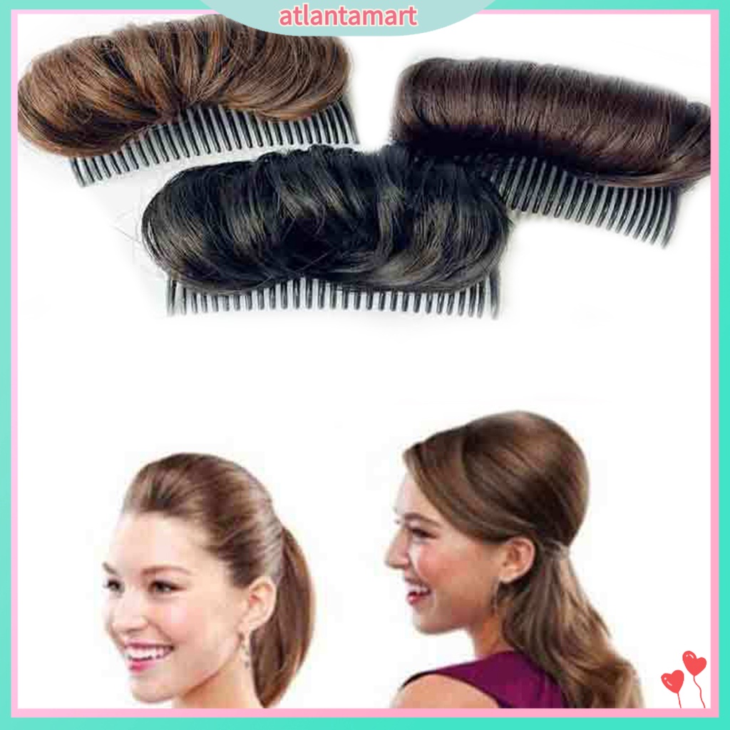 Băng Đô Cài Tóc Đính Nơ Bằng Sợi Nhân Tạo Thời Trang Cho Nữ