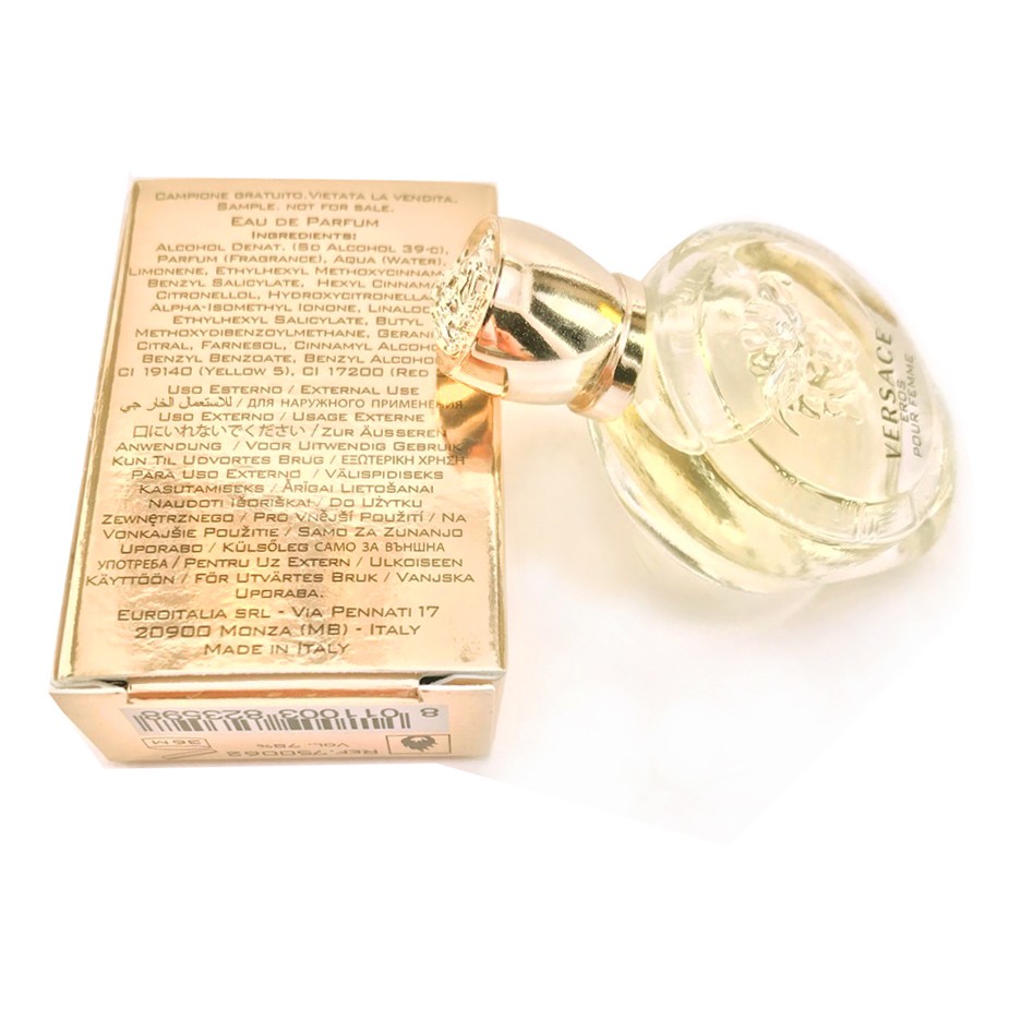 Nước hoa nữ VERSACE Eros Pour Femme Eau De Parfume 5ml | WebRaoVat - webraovat.net.vn