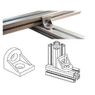 Ke vuông góc không ngàm cho nhôm kỹ thuật định hình