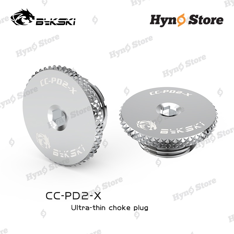 Fit stop slim Bykski logo rồng Tản nhiệt nước custom - Hyno Store