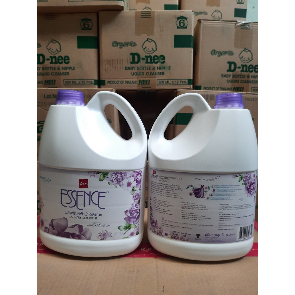 Nước giặt đậm đặc Essence Hồng, Xanh, Tím 3500 ml (can 3.5L)