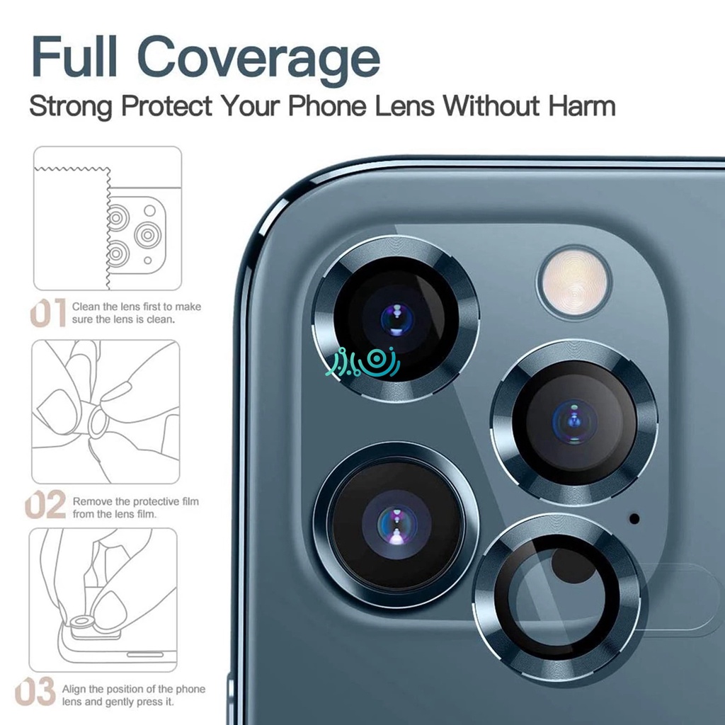 Vòng kính kim loại bảo vệ ống kính camera cho iPhone 13 13 Pro Max 13 pro 13 mini