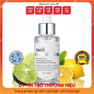Tinh Chất Trắng Da Mờ Thâm Klairs Freshly Juiced Vitamin Drop Serum  35ml Auth Hàn Quốc