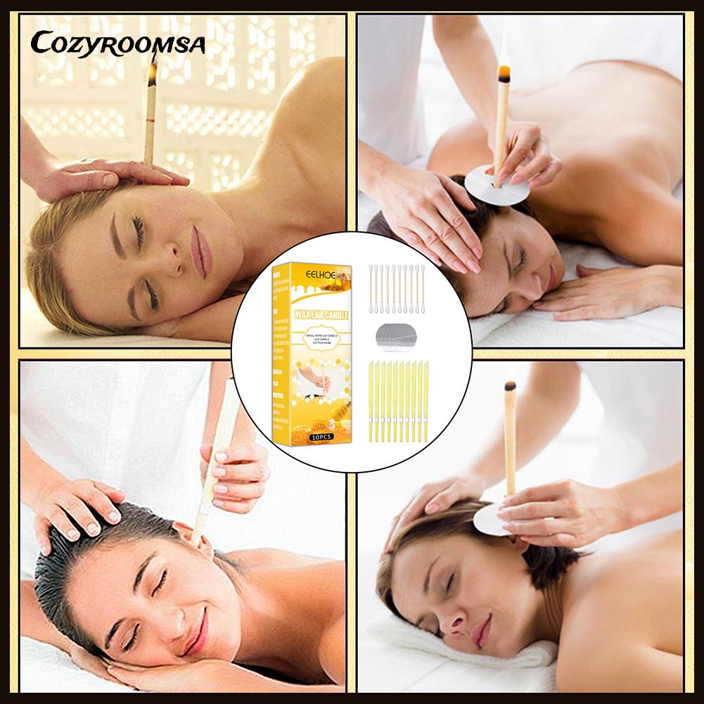 Bộ Dụng Cụ Vệ Sinh Tai Bằng Sáp Ong Tự Nhiên