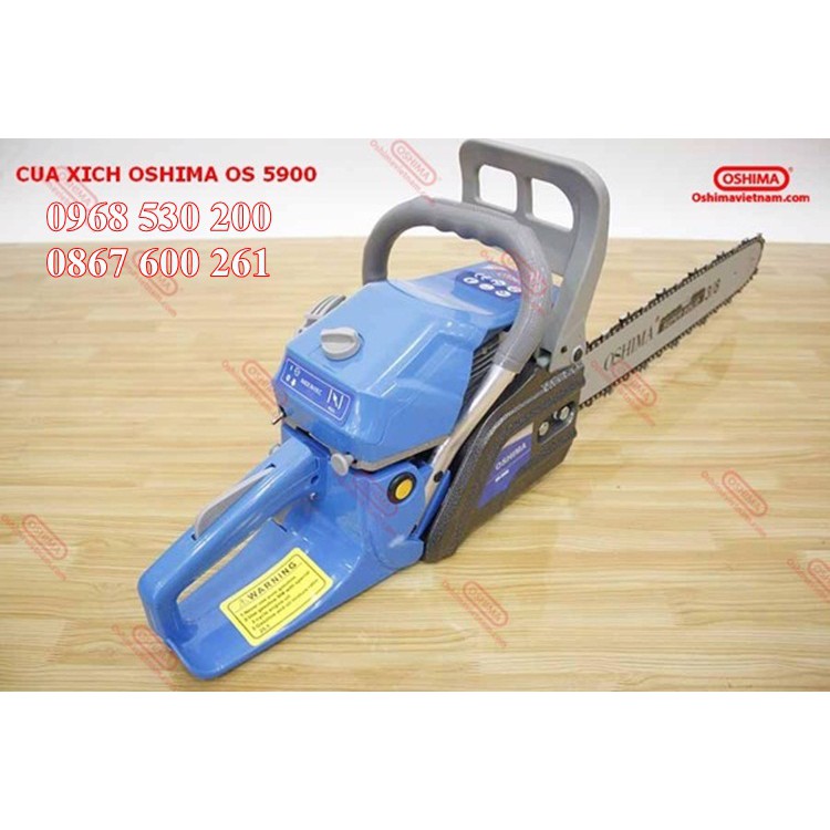 Máy cưa xích Oshima 5900, Máy cưa gỗ chạy xăng gia đình giá rẻ Giá cực Rẻ