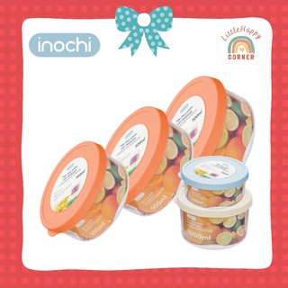 Hộp Thực Phẩm Nhựa Tròn Hokkaido INOCHI (Màu Ngẫu Nhiên) - Nhiều dung tích - Hàng Chính Hãng