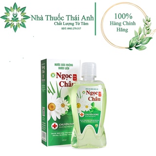 Nước súc miệng dược liệu ngọc châu 350ml