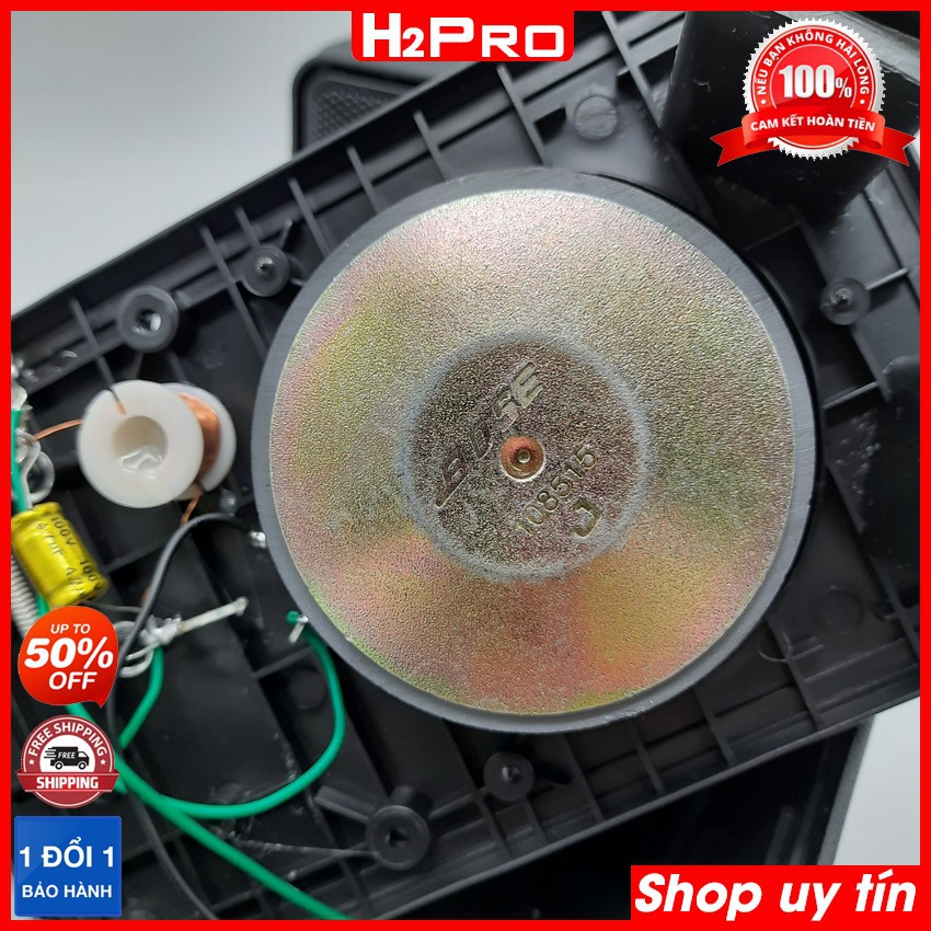 Đôi loa lời karaoke, loa treo tường BOSS 101 MEXICO 120W-4 ôm, xương 7 màu, lời cực hay (2 loa), tặng 6m dây-Shop H2pro