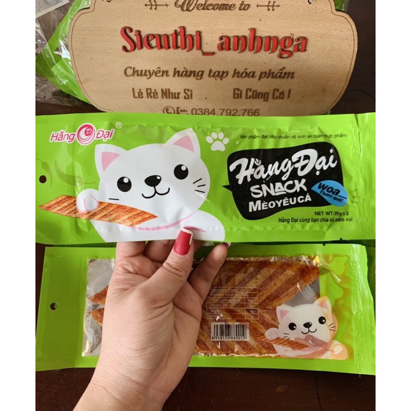 Snack Mèo Yêu Cá Hằng Đại gói 26g