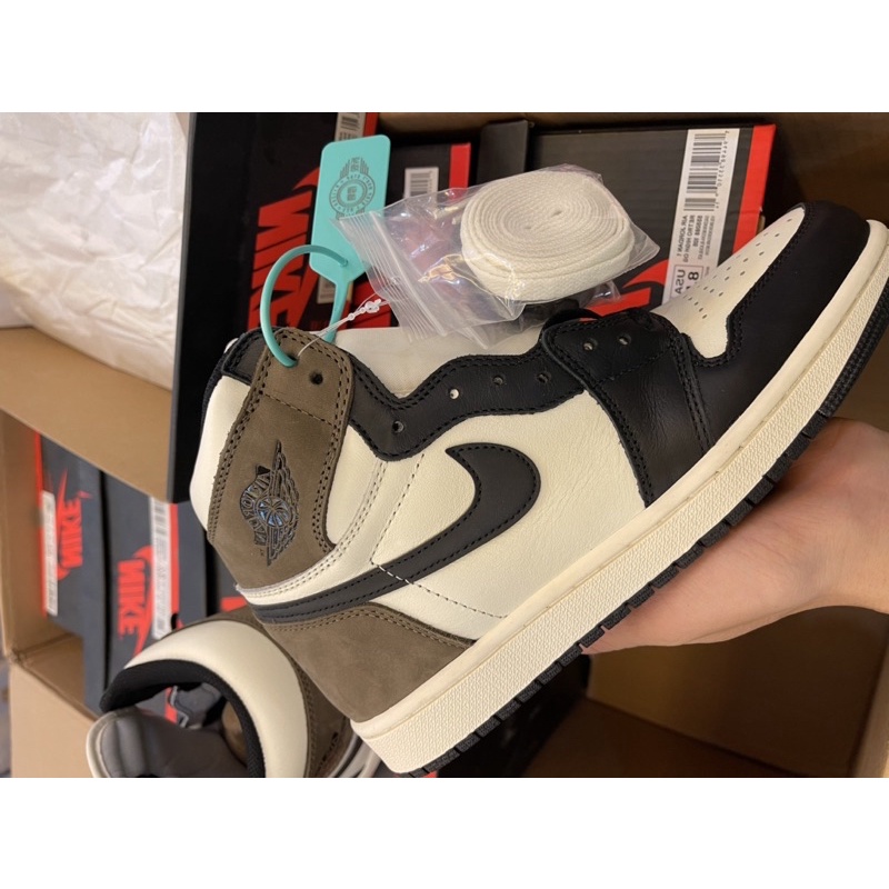 giày Air jordan 1 High Mocha da lộn | Bản cao cấp