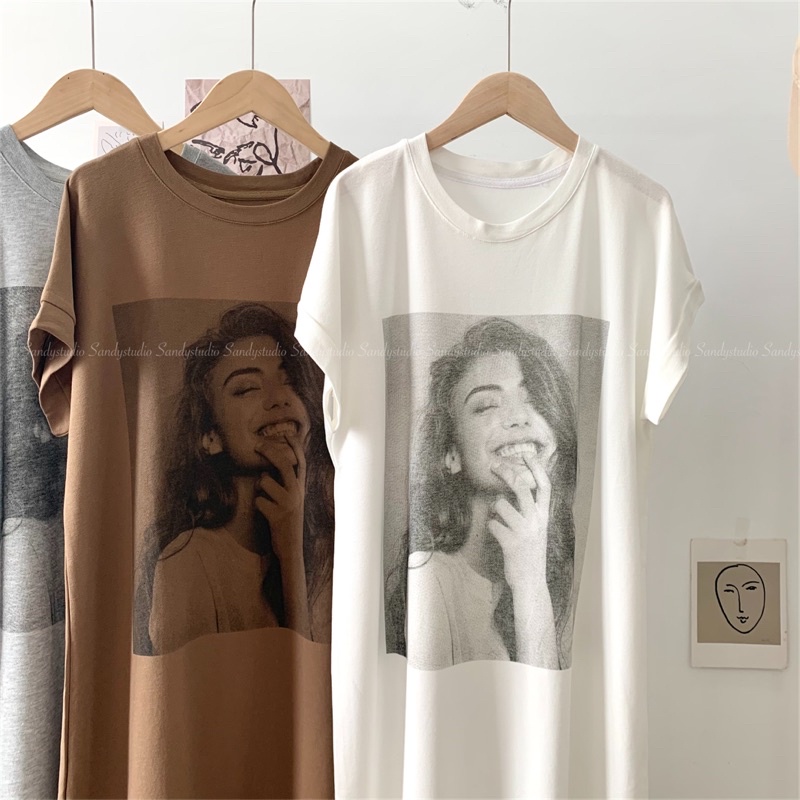 Đầm thun cô gái