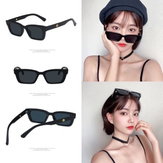 Kính Mát Gọng Vuông Nhỏ Màu Đen