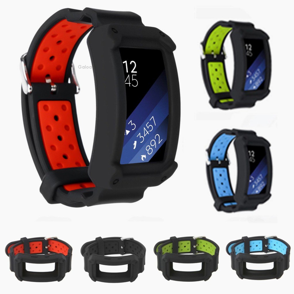 Dây đeo silicon cho đồng hồ thông minh Samsung Gear Fit 2 / Pro