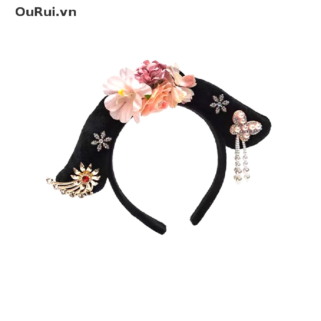 1 Băng Đô Cài Tóc Công Chúa Bằng Vải Thời Trang Trung Hoa Cổ Điển