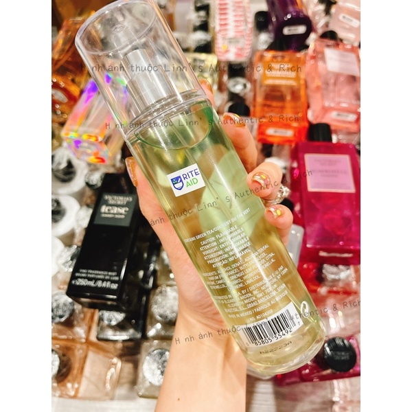 Auth_GREEN TEA | WHITE TEA - Xịt Thơm Nước Hoa Toàn Thân Body Mist Elizabeth Arden USA