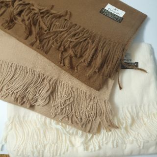 [Hàng mới] Khăn dạ mỏng lông cừu cashmere các màu