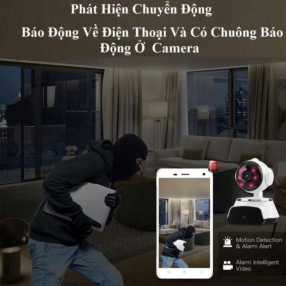 Camera V380 Pro Mini Xoay 360° Chính Hãng - Bản Tiếng Việt 1080HD