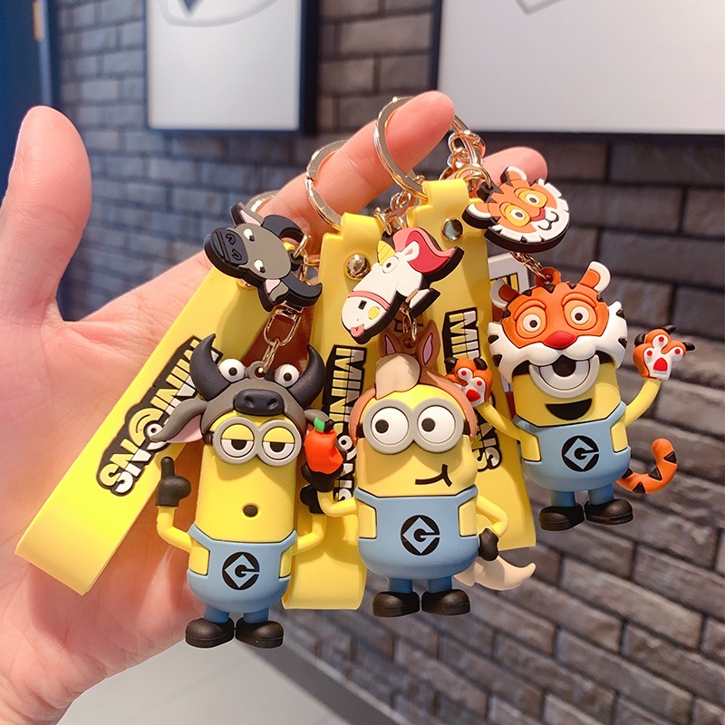 Móc khóa Minions 12 con giáp độc lạ cao cấp hot trend phụ kiện túi xách ArsC Store
