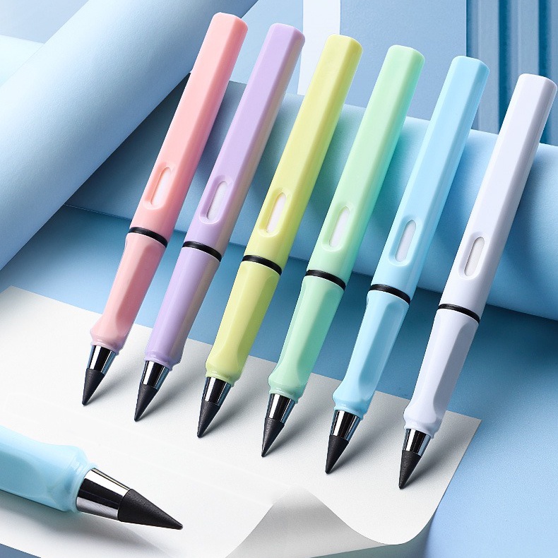 Bút chì vĩnh cửu siêu bền đẹp - Bút chì không cần gọt loại xịn tặng ngòi thay và gôm tẩy (BCVC)