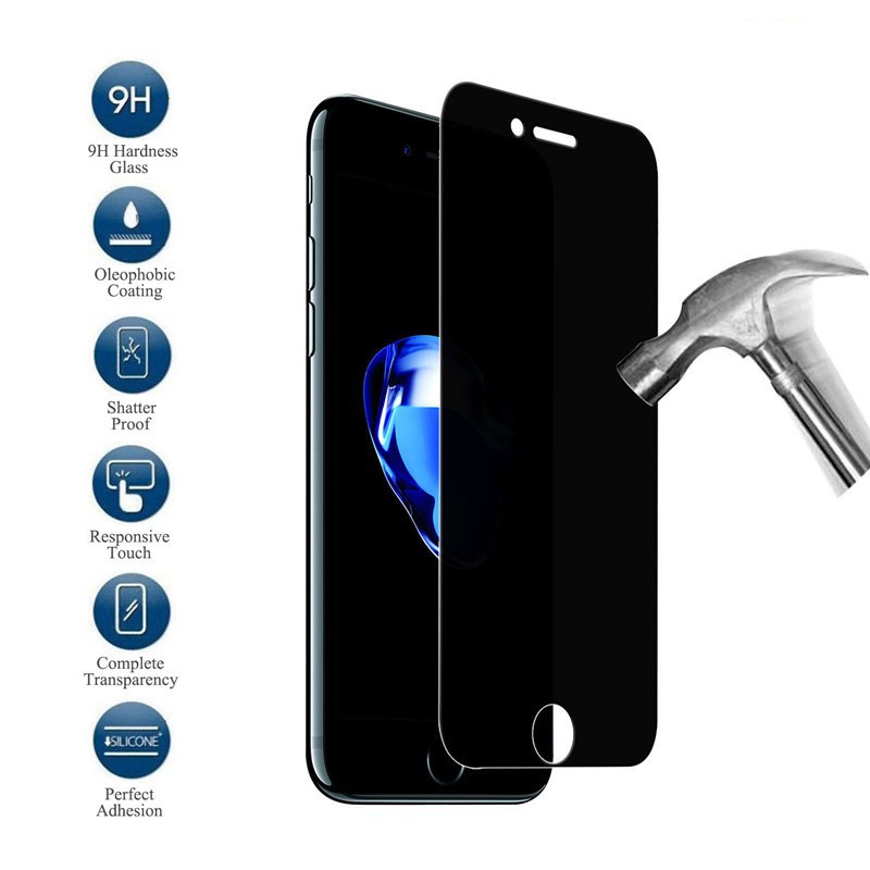 Miếng dán cường lực chống nhìn trộm cho IPhone 6 7 8 Plus X XR XS Max 11 Pro