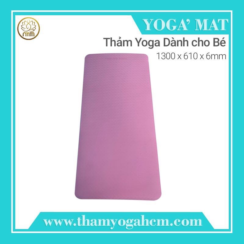 XẢ HÀNG THANH LÝ Thảm Tập Yoga Cho Bé Cao Cấp TPE Họa Tiết 6mm -  Lỗi Nhẹ Sản Xuất - Tặng Kèm Túi Đựng