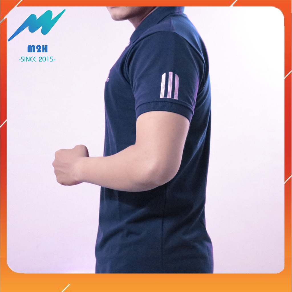 Áo Thun Nam Cổ Bẻ Vải Cá Sấu Cotton Trẻ Trung 8 Màu Trẻ Trung-ASN101-Mẫu Mới 2021|M2H | BigBuy360 - bigbuy360.vn