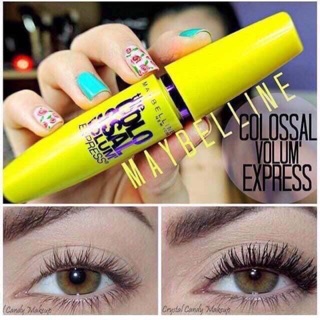 Mascara Maybelline Làm Dài Và Cong Mi - vàng