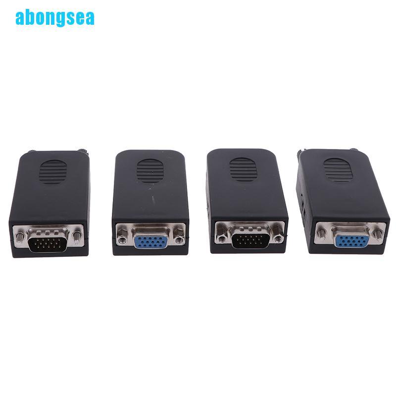 Đầu Nối Dây Điện D-Sub Db15 Vga Male 3 Hàng 15 Pin