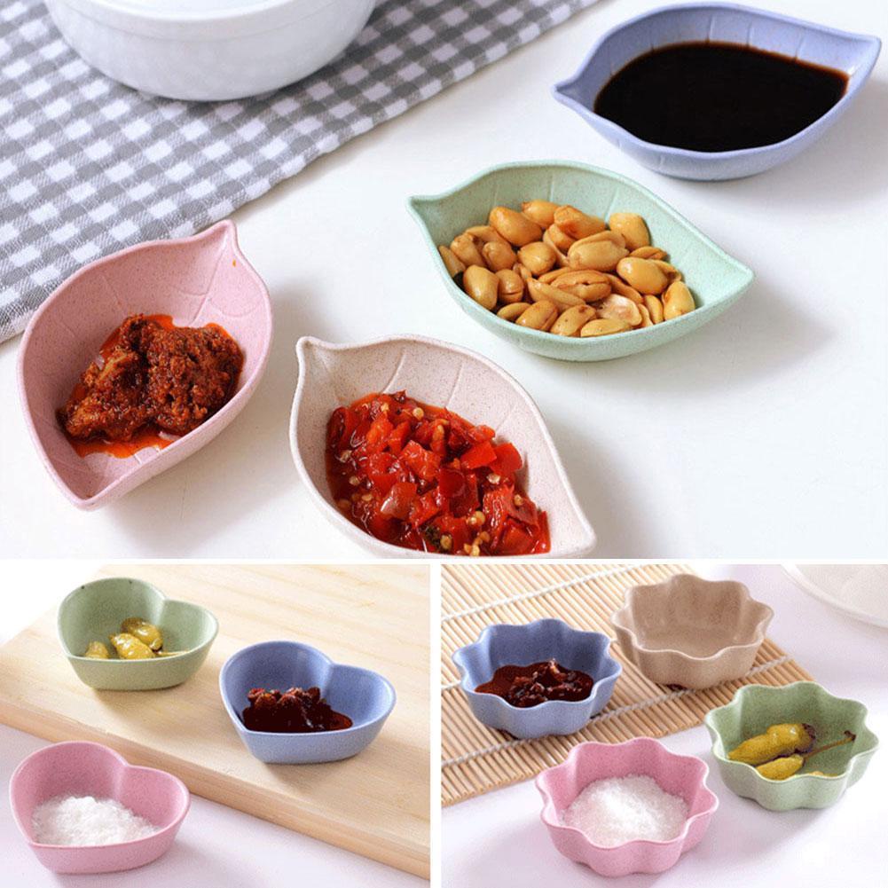 Đĩa Đựng Nước Chấm / Giấm Hình Trái Tim Bằng Lúa Mạch B1M3