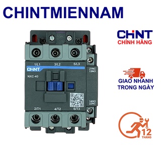 Khởi động từ chint 40a-50a-65a-75a-85a-100a 3 pha loại nxc
