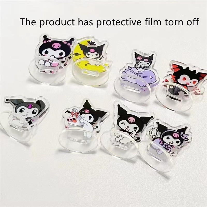 Mô hình Standee Kuromi Acrylic Trong Suốt Dễ Thương mini 3cm