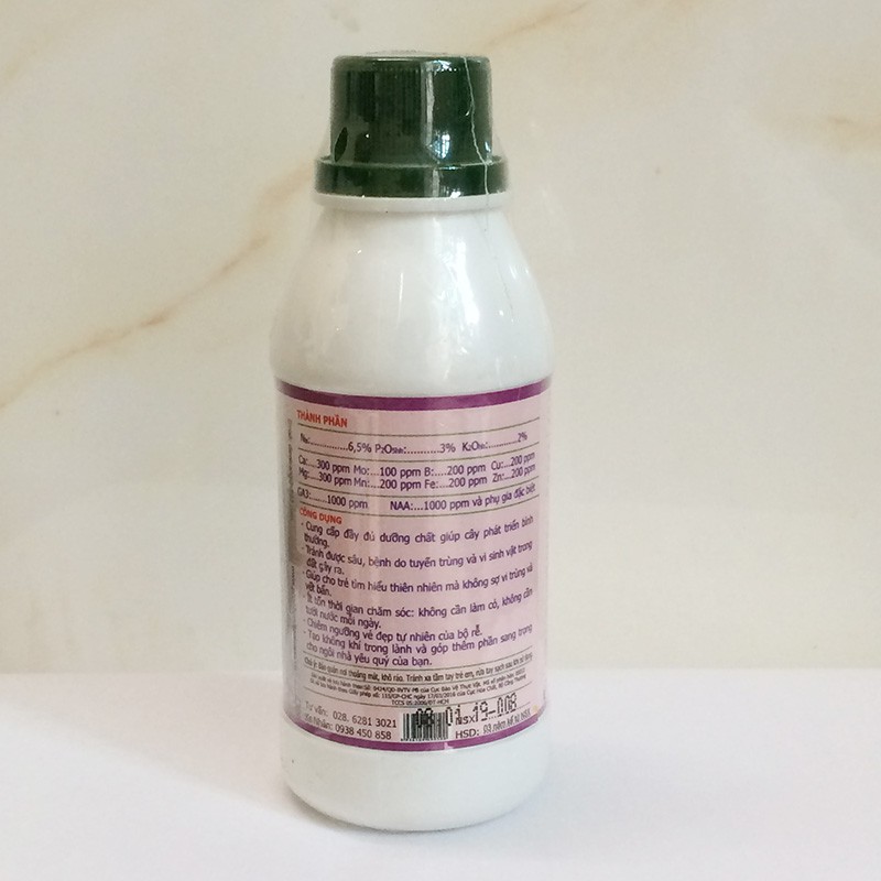 Dung dịch dinh dưỡng thủy canh trimix-DT cho các loại cây kiểng thủy canh, dung tích 100ml