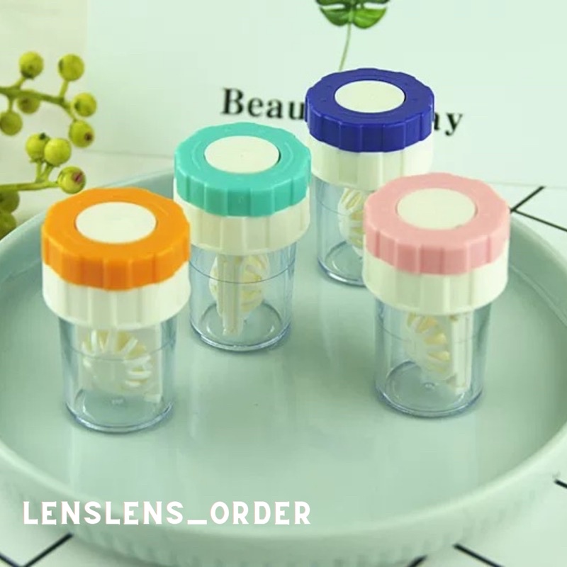 Máy Rửa Lens Mắt Vệ Sinh Làm Sạch Kính Áp Tròng Nhỏ Gọn Không Tốn Pin Sạc Điện