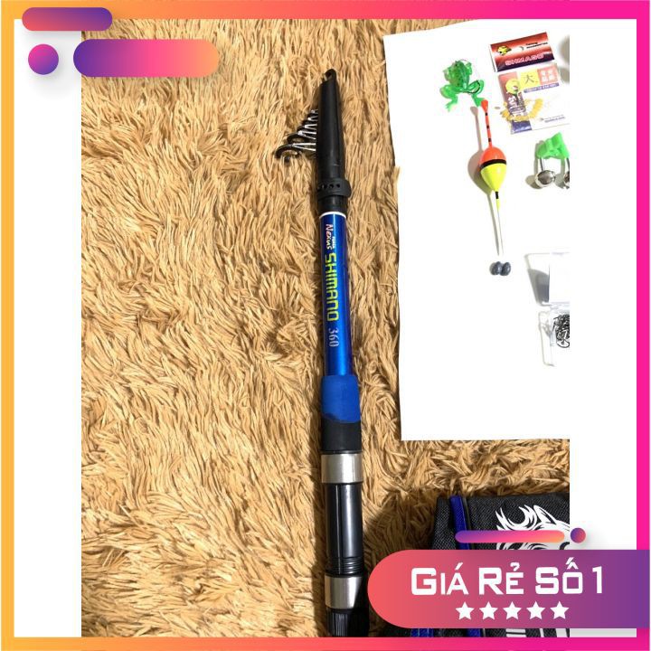 [ Xả Kho ] Combo Cần Câu Cá Bộ Cần Shimano-Máy-Túi Đựng Cần Đủ Size Kèm Phụ Kiện