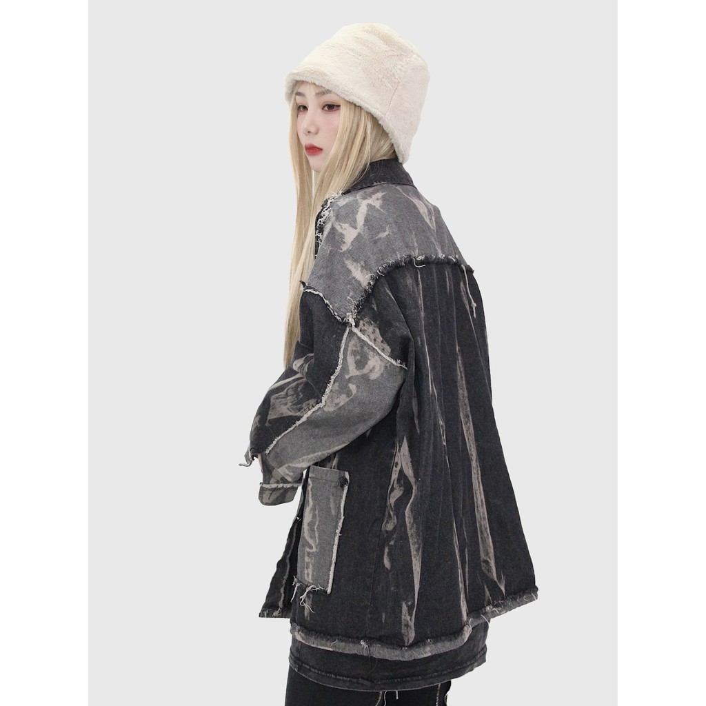 Áo sơ mi denim unisex cá tính