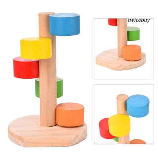 Cầu Thang Leo Bằng Gỗ Nhiều Màu Cho Chuột Hamster
