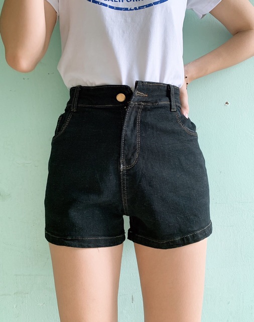 [60kg~95kg] QUẦN SHORT JEAN BIG SIZE ĐEN 2667