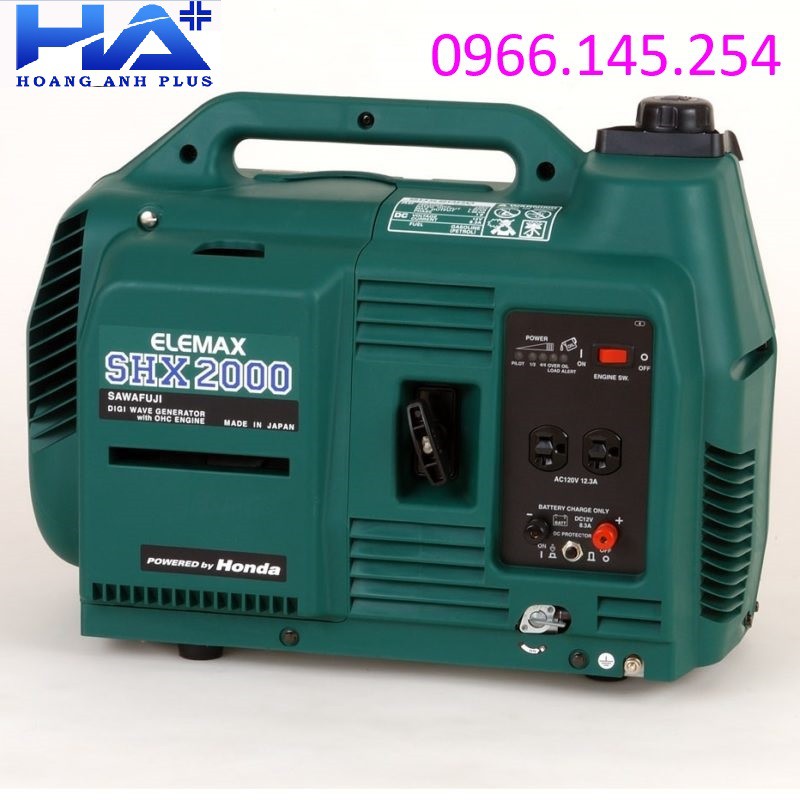 Máy Phát Điện Mini Chạy Xăng 1.5KVA Elemax SHX2000