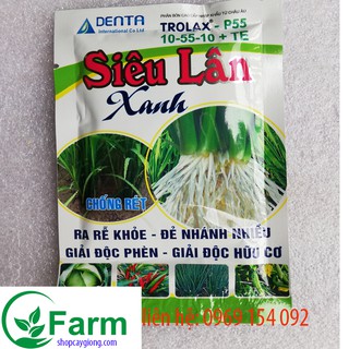 phân bón siêu lân xanh