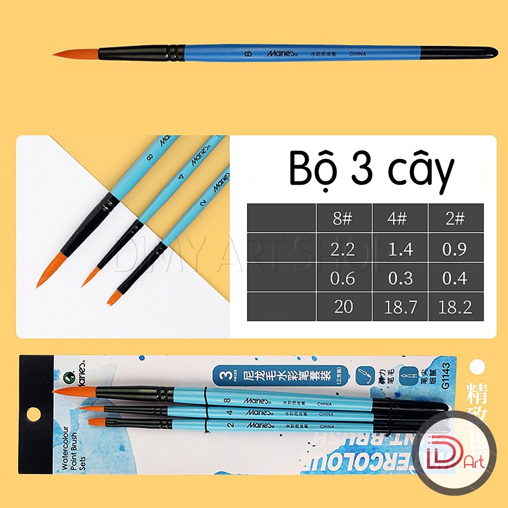 BỘ CỌ VẼ MÀU NƯỚC MARIE'S HỌC SINH