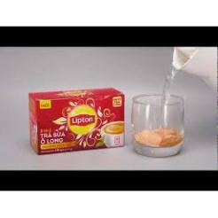 ( hộp 8 gói x 17g)Trà sữa ô long Lipton 3 trong 1